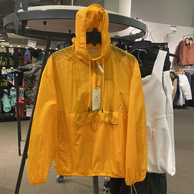 Alpine design 女士多用途半拉链宽松套头长袖轻量防风连帽夹克