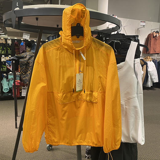 Alpine design 女士多用途半拉链宽松套头长袖轻量防风连帽夹克 商品图0