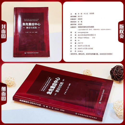 正版全新 急危重症中心建设与实践 刘鹏 杜力文 陆骁臻主编 急诊诊医学 急腹症热射病脓毒症9787567924802中国协和医科大学出版社 商品图1