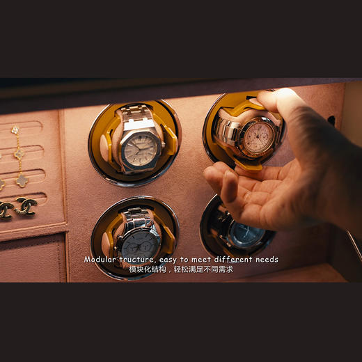 留存道电动门大屏幕智能摇表器-可定制皮革颜色 商品图4