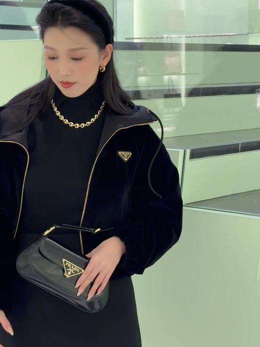 P家24FW秋冬新款丝绒连帽外套（UY*DQJB) 商品图14