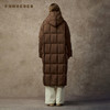 Famecoco范可儿户外极寒加厚过膝连帽白鸭绒长款羽绒服FAC8AH019 商品缩略图4