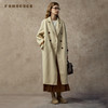 Famecoco范可儿直筒落肩双面呢大衣宽松显瘦100%羊毛FAC8AQ006 商品缩略图2