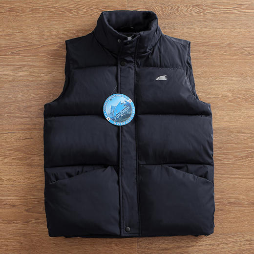 中空保暖纤维棉！2024秋冬男士户外防风防泼水立领加厚保暖棉马甲背心! 商品图3