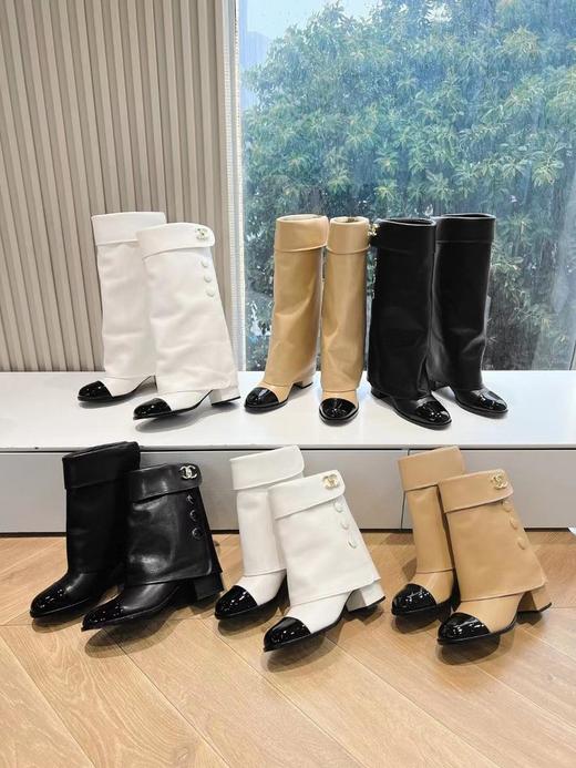 香奶奶秋冬新款字母骑士靴库靴这款骑士靴子真的是帅气时尚的代表（UY*VX） 商品图0