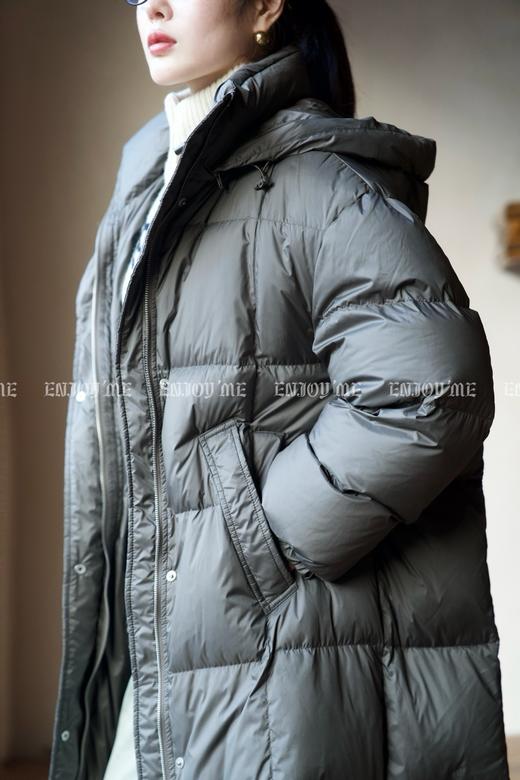 【门店同款】ENJOY冬季从“绒”冬日简约连帽羽绒服 159947159 商品图8