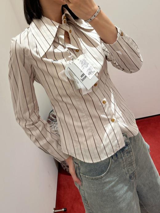 西太后V*viennewestwood家2024新款条纹衬衫（UY*NICE) 商品图13