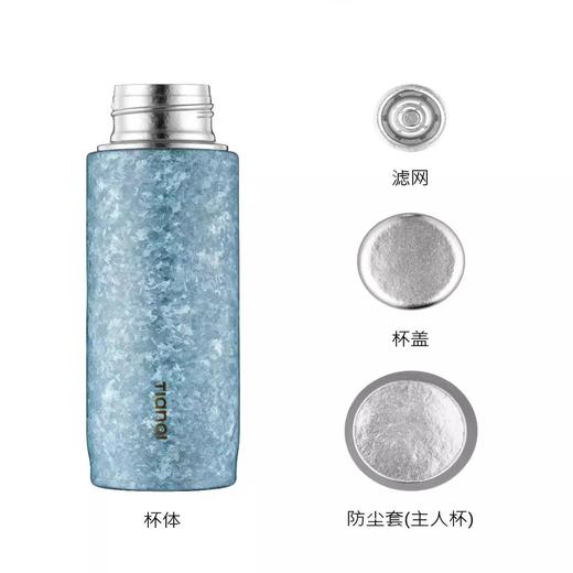 【纯钛保温杯】天沏茗和双层纯钛保温杯男女士高档泡茶焖茶杯车载户外便携水杯 商品图3