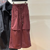 【顺丰包邮】14203设计感棉质宽松工装束脚阔腿裤女51208 商品缩略图4