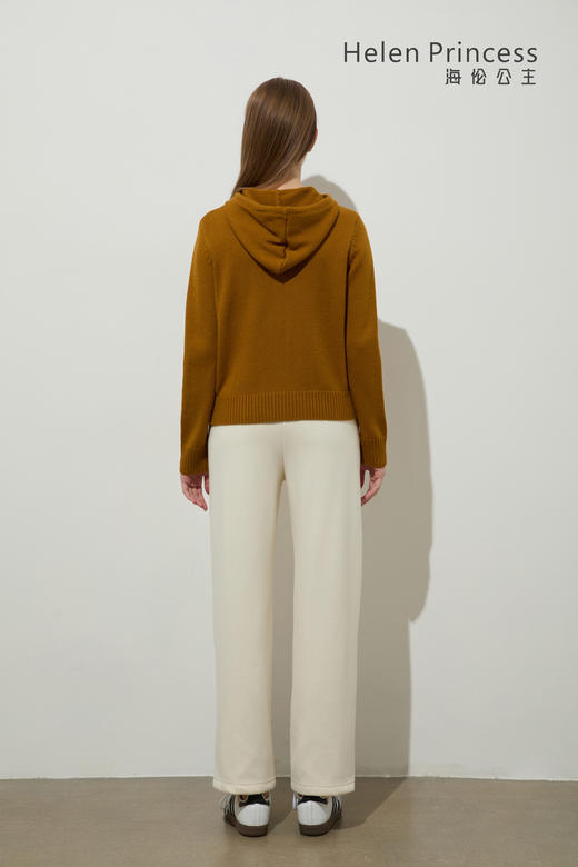 连帽抽绳针织开衫外套 商品图8