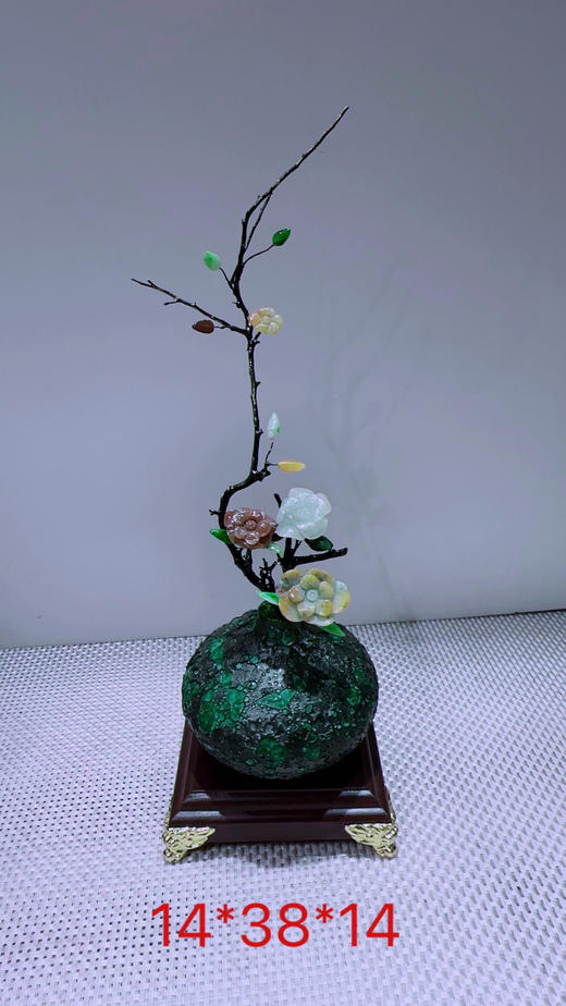 620676翡翠摆件【平安富贵】 商品图0