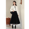 鹿向南《黑曜石》丝绒半身裙女秋冬新款法式收腰显瘦a字蛋糕裙子 商品缩略图2