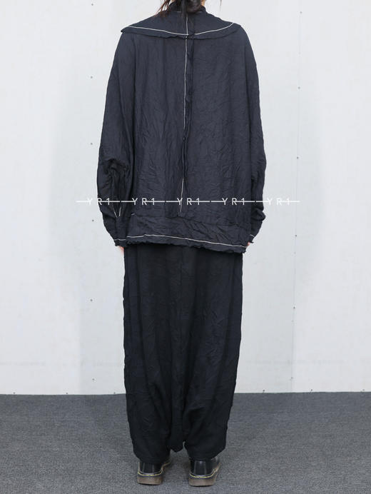 Y's ｜ 褶皱感按扣拉裆裤 商品图2