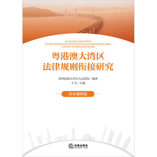 粤港澳大湾区法律规则衔接研究：诉讼规则篇 深圳前海合作区人民法院编著 卞飞主编 法律出版社 商品图1