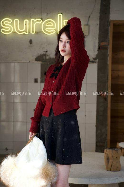 【门店同款】ENJOY冬季漂亮朋友闪闪八角短裙 160443071 商品图1