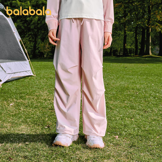 巴拉巴拉童装儿童裤子男童女童长裤宝宝春秋2025新款弹力基础百搭 商品图1