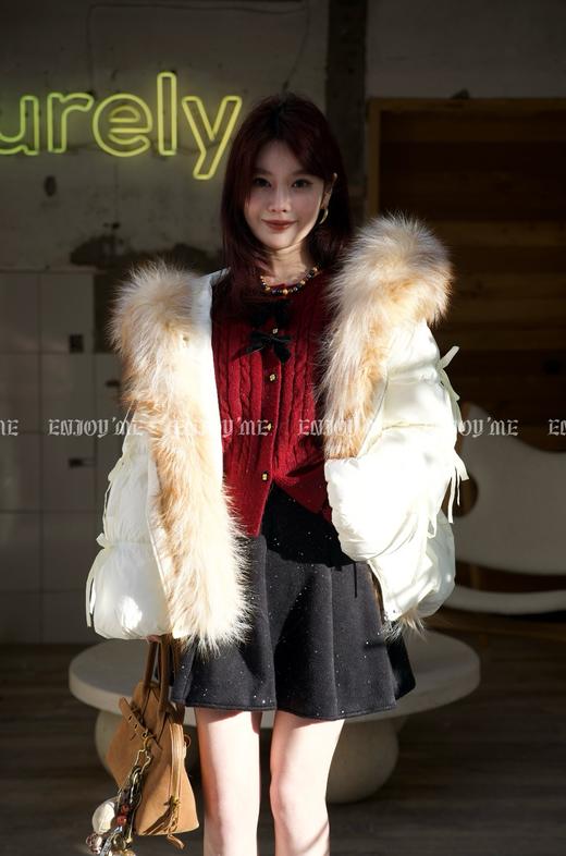 【门店同款】ENJOY冬季漂亮朋友闪闪八角短裙 160443071 商品图2