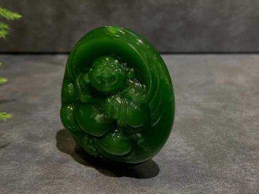 【御珠宫坊·传承系列】碧玉佛挂件 商品图3