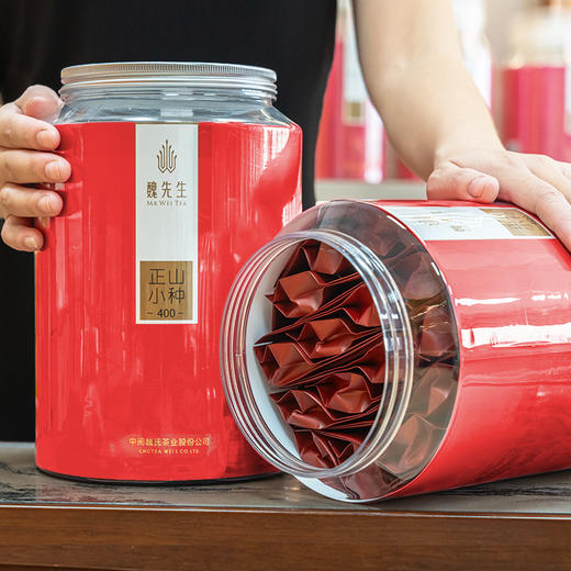 魏先生正山小种 武夷山红茶 茶叶225克/罐 商品图0