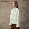 Famecoco范可儿中式圆领短外套羊毛双面呢大衣FAC8AS009 商品缩略图2