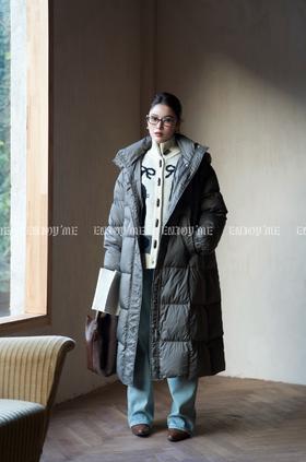 【门店同款】ENJOY冬季从“绒”冬日简约连帽羽绒服 159947159