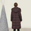 半身缘女装 冬季双重防风保暖连帽长款羽绒服254313M01713328 商品缩略图4