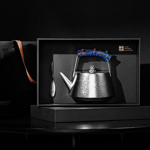 【纯钛烧水壶】米索纯钛煮茶壶烧水壶2024年新款功夫茶器具提梁壶单壶高端泡茶壶 商品图4
