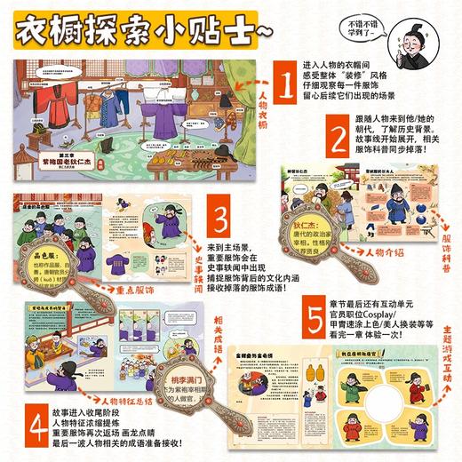衣裳里看中国：给孩子讲中华服饰（全5册）北科社 商品图1