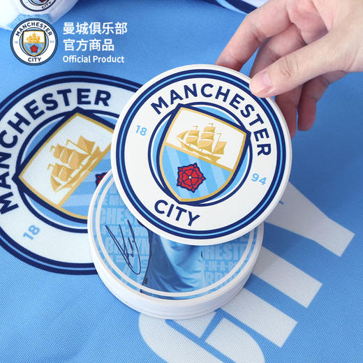 【官方正版】曼城俱乐部 | 球员杯垫家居办公隔热垫足球迷礼物 商品图1