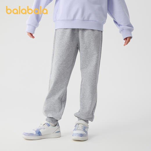巴拉巴拉童装女童裤子儿童2025春装新款休闲长裤中大童棉感运动裤 商品图0