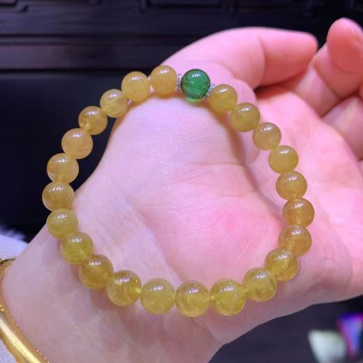 7mm-8mm单圈金丝雀碧玺手串 商品图4