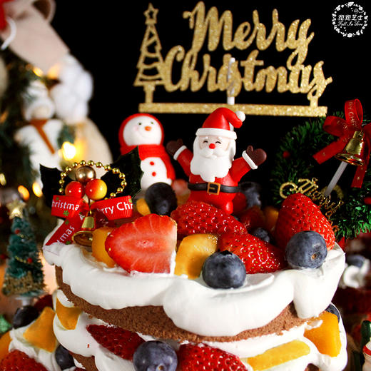 圣诞小火车雪景蛋糕 商品图5