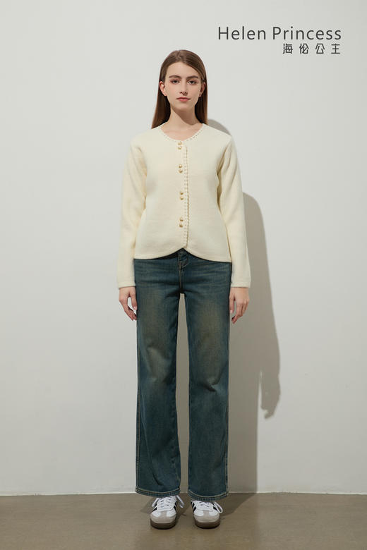 小香风爱心扣毛衣 商品图6