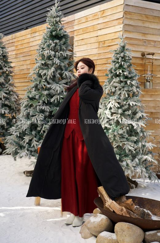 【门店同款】ENJOY冬季自由意志松紧腰针织伞半裙 160350333 商品图1