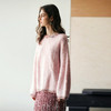 OLrain欧芮儿法式套头毛衣女冬季2024年新款粉色磨毛慵懒风针织衫 商品缩略图4