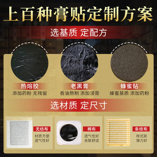 艾草颈椎贴关节贴 家用艾灸生姜温灸颈椎膝盖艾草贴 商品图2