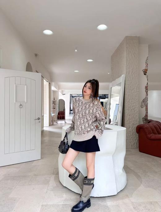 D家 满幅大字母圆领毛衣（DY） 商品图5