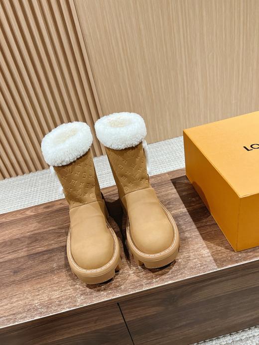 驴家秋冬新款羊毛靴子雪地靴真的太好看了吧羊（UX*HD） 商品图1