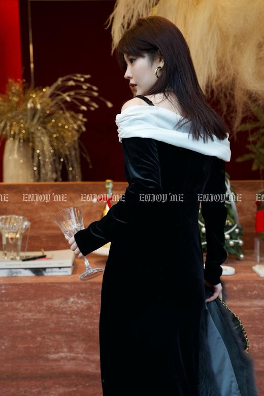 【门店同款】ENJOY冬季“漂亮朋友”蝴蝶结名媛轻礼服 160194166 商品图5