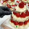【圣诞新款】Hello Kitty草莓塔蛋糕  一层又一层的新鲜草莓，简直不要太诱人 商品缩略图5
