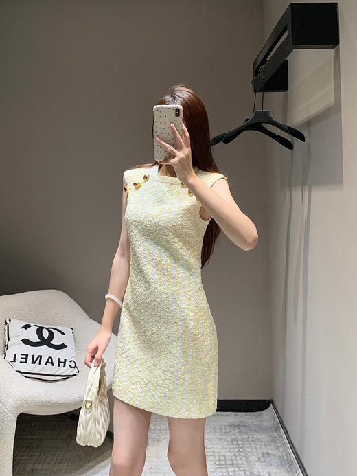 Balm*in巴尔曼24FW秋冬新款金扣装饰无袖背心连衣裙（UY*DQJB) 商品图8