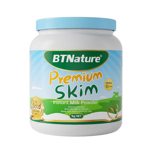 BTNature贝特恩中老年奶粉800g、脱脂速溶奶粉全脂1kg 商品图0