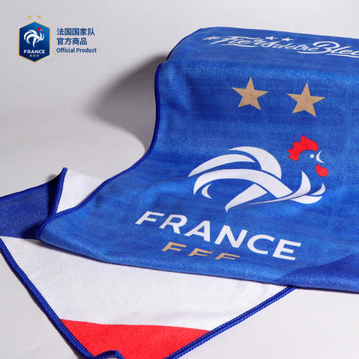 【官方正版】法国国家队丨队徽速干毛巾足球迷运动擦汗巾健身便携 商品图1