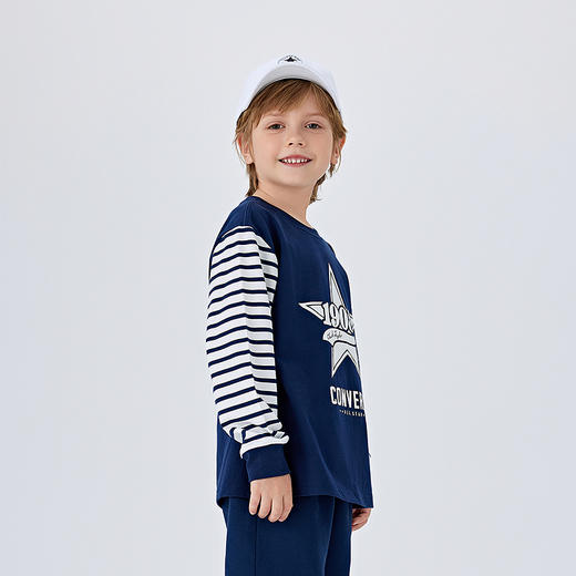 CONVERSE 春 大童小童 儿童童装T恤 CNVB-LK-H176 商品图4