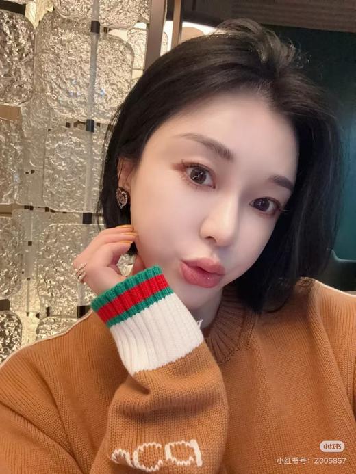 G家 GG嵌花咖色毛衣（DY） 商品图7