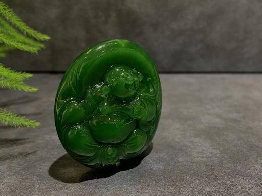 【御珠宫坊·传承系列】碧玉佛挂件 商品图4