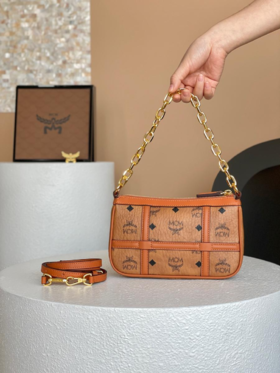 MCMArenVisetos链条肩带斜挎包（U）