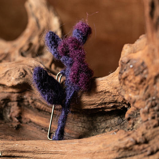 牧衣游 毛织文艺百搭胸针小巧 林深【不支持会员折】 商品图0