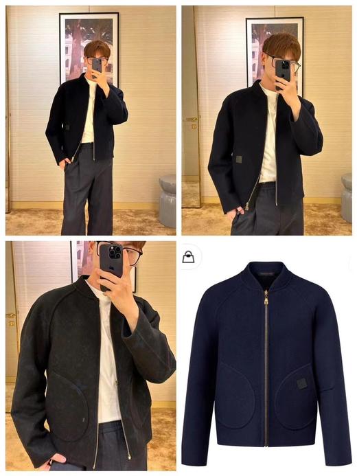 驴家24Fw秋冬新款两面穿拉链夹克外套男女同款（UY*DQJB) 商品图2