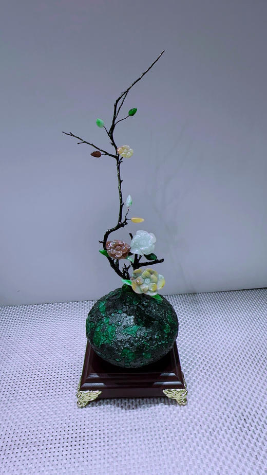 620676翡翠摆件【平安富贵】 商品图5